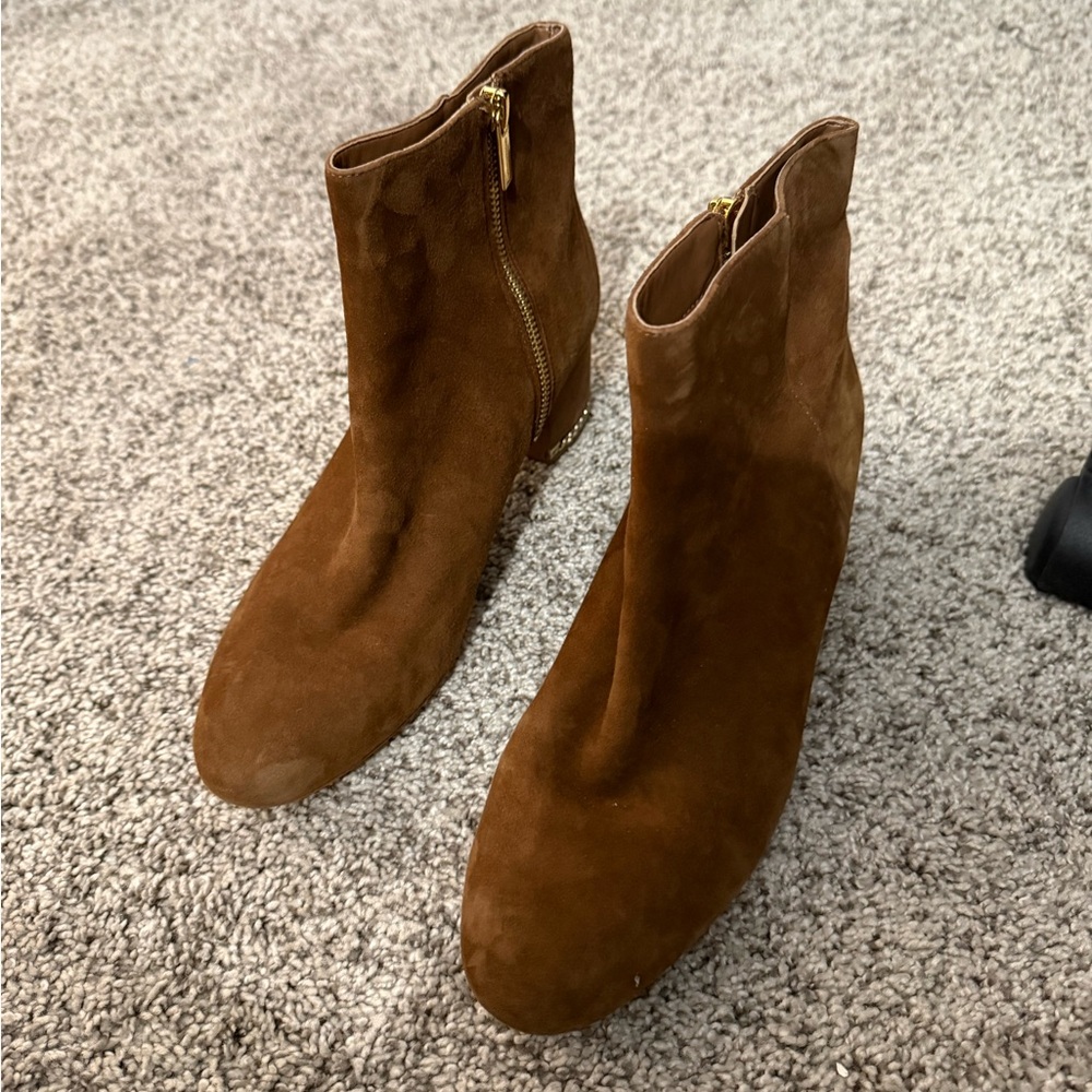 MICHAEL Michael Kors Sabrina Suede Ankle Boots